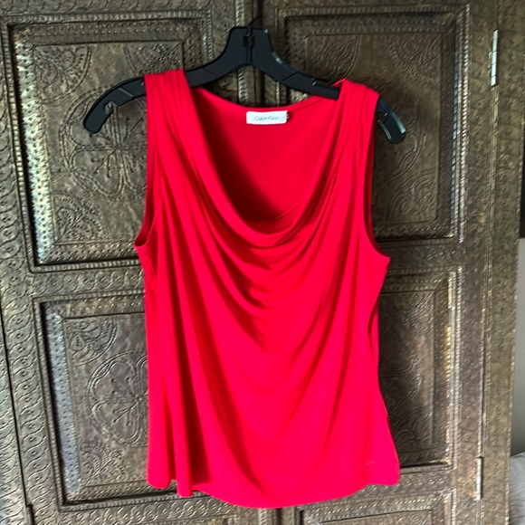 Calvin Klein red top for Christmas! - Picture 1 of 3
